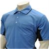Smitty Major League Style Umpire Shirt - Performance Mesh Fabric (Sky Blue/Black, 3X-Large) view 1