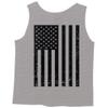 0021. Vintage American Flag United States of America Military us USA Patriotic Style Men's Tank Top (Light Gray X-Large) view 3