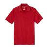 French Toast Boys Short Sleeve Moisture Wicking Stretch Sport Shirt, School Uniforms for Kids and Teens Polo, Red, Large US view 1