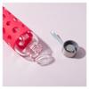 IBILI Glass Bottle Lake 400 Ml Red, Borosilicate & Silicone, 30 x 30 x 30 cm view 2