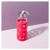 IBILI Glass Bottle Lake 400 Ml Red, Borosilicate & Silicone, 30 x 30 x 30 cm view 3