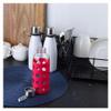 IBILI Glass Bottle Lake 400 Ml Red, Borosilicate & Silicone, 30 x 30 x 30 cm view 4