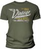 60th Birthday Gift Shirt for Men - Vintage 1966 Aged to Perfection - Racing - Military-4X view 1