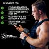 Bear KompleX - Cross Training Grips, Pull Up Hand Protection for Men and Women, Gymnastics and Weightlifting Carbon Fiber Wrist Wraps, Premium Workout Equipment for Gymnastic Bars & Training - 2 Hole view 2