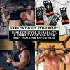 Bear KompleX - Cross Training Grips, Pull Up Hand Protection for Men and Women, Gymnastics and Weightlifting Carbon Fiber Wrist Wraps, Premium Workout Equipment for Gymnastic Bars & Training - 2 Hole view 3