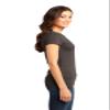 District Women's Fitted Very Important Tee XS Heathered Brown view 3
