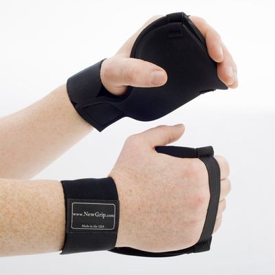 NewGrip ThickGrips | Double Thick Weight Lifting Gloves for Body Building, Heavy Weights & Olympic Lifting | Heavy Duty Workout Gloves with Wrist Support (X-Large (Over 6'))