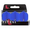 LSTYLE L1 Standard Dart Flights  PRO  Blue  1 Set  Pre-Molded view 1