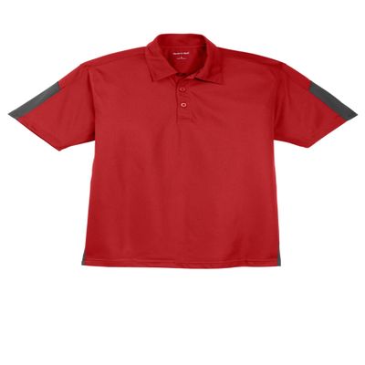 SPORT-TEK Unisex PosiCharge Active Textured Colorblock Polo