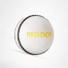 DSC Red Dot Leather Cricket Ball (White) view 1