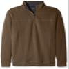 Arrow 1851 Men's Tall Saranac Long Sleeve 1/4 Zip Sueded Fleece Pullover, bungee cord, 3X-Large Big view 1