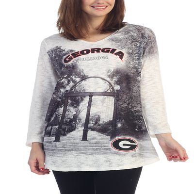 Georgia Bulldogs UGA Campus Print Long-Sleeve Tunic (Small)