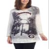 Georgia Bulldogs UGA Campus Print Long-Sleeve Tunic (Small) view 1