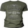 50th Birthday Gift Shirt for Men - Vintage 1976 Aged to Perfection - Military-002-Sm