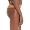 Calvin Klein Women's Invisibles Line Thong Panty, Bronzed, X-Large view 2