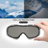 OutdoorMaster OTG Ski Goggles - Over Glasses Ski/Snowboard Goggles for Men, Women & Youth - 100% UV Protection (White Frame + VLT 11.5% Grey Lens) view 2