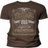 40th Birthday Gift Shirt for Men - Vintage 1986 Aged to Perfection - Brown-005-2X view 1