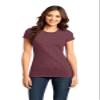 District Women's Fitted Very Important Tee XS Heathered Cardinal view 1