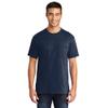 Port & Company Tall Core Blend Pocket Tee Navy view 1