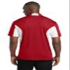 SPORT-TEK Unisex Side Blocked Micropique Sport-Wick Polo, True Red/White, 5XL view 3