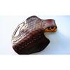 Cal38 Leather OWB Belt Basket Weave Holster for Smith and Wesson K-Frame Suitable Barrels up to 2.75 (Tan) view 3