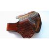 Cal38 Leather OWB Belt Basket Weave Holster for Smith and Wesson K-Frame Suitable Barrels up to 2.75 (Tan) view 4