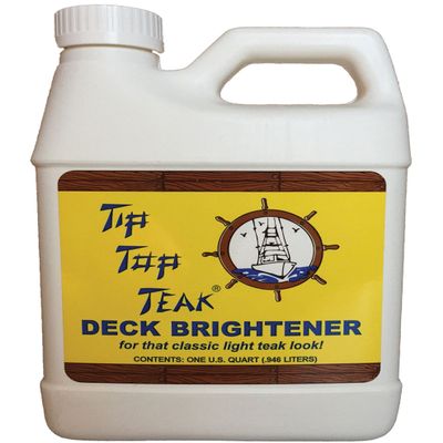 Tip Top Teak Deck Brightener, Teak Cleaner, Deck Cleaner, Furniture Cleaner, Essential Boat Accessories, 32 fl. oz.