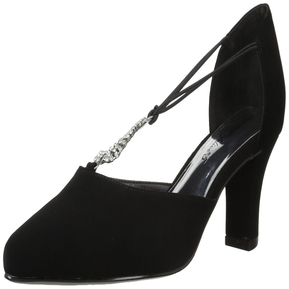 Easy Street Women's Moonlight Dress Pump,black lammy,6 M US