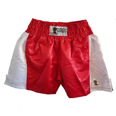 Boxing Shorts Red & White (Red & White, small)