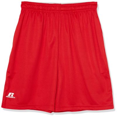 Russell Athletic Big Boy's Dri-Power Performance Short with Pockets Shorts, True RED, M