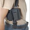 Barsony Nylon Gun Concealment Shoulder Holster w/Double Mag Pouch Compact 9mm 40 45 (FNX 9mm, Left) view 4