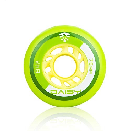 Flying Eagle Daisy Inline Wheels (Pack of 4) (Green, 76 mm)