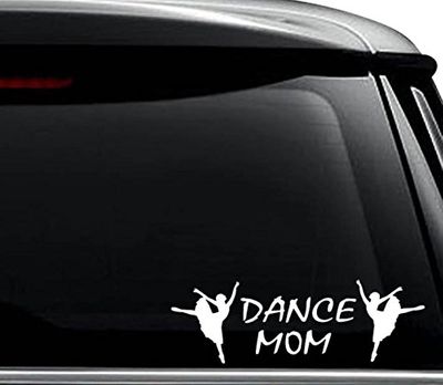 Dance Mom Theater Decal Sticker For Use On Laptop, Helmet, Car, Truck, Motorcycle, Windows, Bumper, Wall, and Decor Size- [15 inch] / [38 cm] Wide / Color- Gloss Black