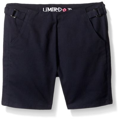 Limited Too Girls' Twill Short (More Styles Available), Classic Navy, 4