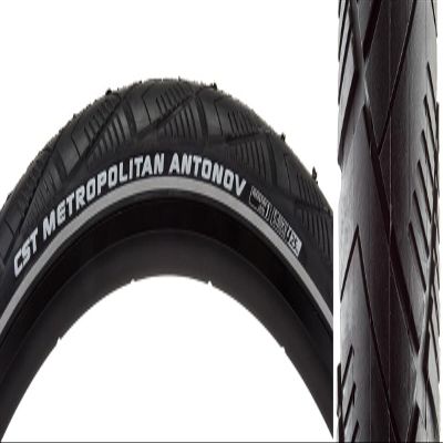 CST Premium Tires Metropolitan Antonov 700 x 40 Black/Black Wire Single Compound/Anti-Puncture Layer/Ref