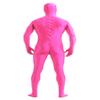DreamHigh Men's Women's Polyester Spandex Full Body Costume Zentai Suit-Open Face (Pink, XL) view 2