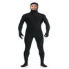DreamHigh Men's Women's Polyester Spandex Full Body Costume Zentai Suit-Open Face (Black, S) view 1