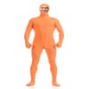 DreamHigh Men's Women's Polyester Spandex Full Body Costume Zentai Suit-Open Face (Orange, L) view 1