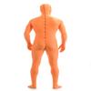 DreamHigh Men's Women's Polyester Spandex Full Body Costume Zentai Suit-Open Face (Orange, L) view 2