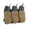 EXCELLENT ELITE SPANKER AK Magazine Pouch Triple Open Top Molle Mag Pouch for AK47 AK74 AR-15 Pmags Magazine(Triple-Coyote Brown) view 1