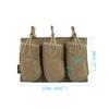 EXCELLENT ELITE SPANKER AK Magazine Pouch Triple Open Top Molle Mag Pouch for AK47 AK74 AR-15 Pmags Magazine(Triple-Coyote Brown) view 2