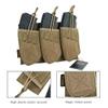 EXCELLENT ELITE SPANKER AK Magazine Pouch Triple Open Top Molle Mag Pouch for AK47 AK74 AR-15 Pmags Magazine(Triple-Coyote Brown) view 3
