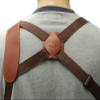 Barsony Burgundy Leather Vertical Cross Harness Shoulder Holster for 2-3" Snub Nose Revolvers (S&W 642CT 637CT, Right) view 4