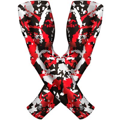 B-Driven Sports Premium Pro-Fit Compression Arm Sleeves for Men Women & Youth 44 Graphic Designs Improve Circulation Reduce Muscle Fatigue Enhance Performance for Baseball Football & More (1 Pair)