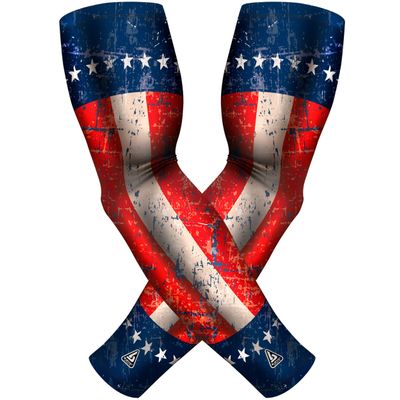 B-Driven Sports Premium Pro-Fit Compression Arm Sleeves for Men Women & Youth 44 Graphic Designs Improve Circulation