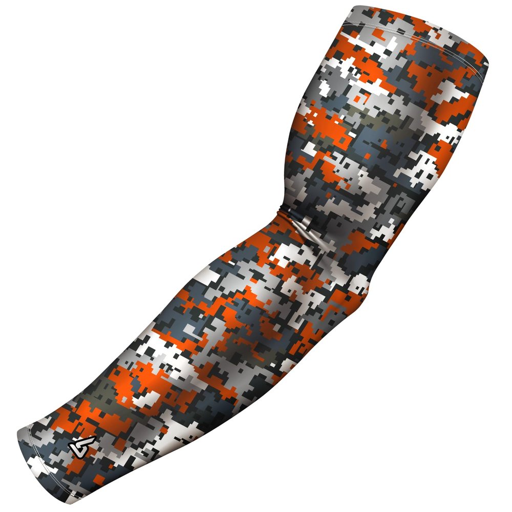 B-Driven Sports Premium Pro-Fit Compression Arm Sleeve for Men & Women - For Sports Protection - Single, Digital Designs