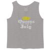 0045. It's is My Birthday Gift Queens are Born in July 20th 30th 40th 50th Men's Tank Top (Light Gray Large) view 1