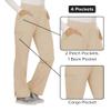 Cherokee Women Scrub Pant with Straight Leg Pull-on Pant Medical Bottom with 4 Pocket & 2-Way Stretch Fabric - WW110, S, Khaki view 4