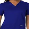 Cherokee Women's V-Neck Top, Galaxy Blue, Small view 3