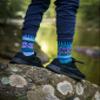 Solmate Socks - Mismatched Crew Socks; Made in USA; Water XL view 3